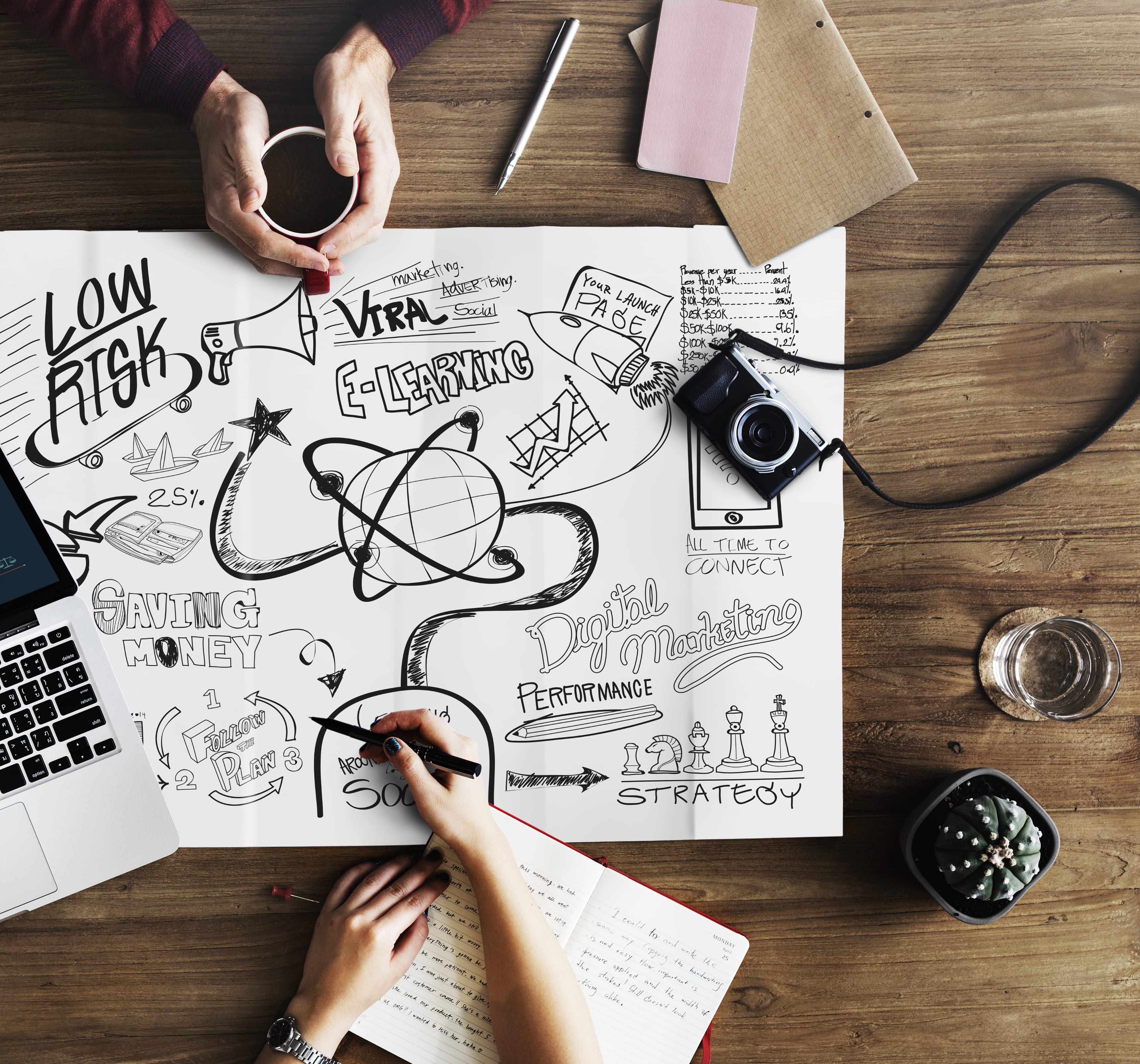 Création de design pour améliorer votre image de marque.